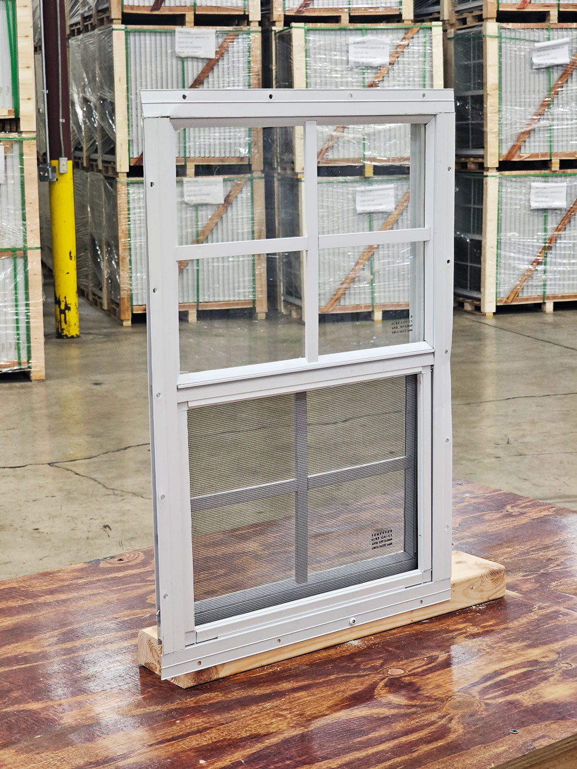 14x27 White Flush Mount Shed Window