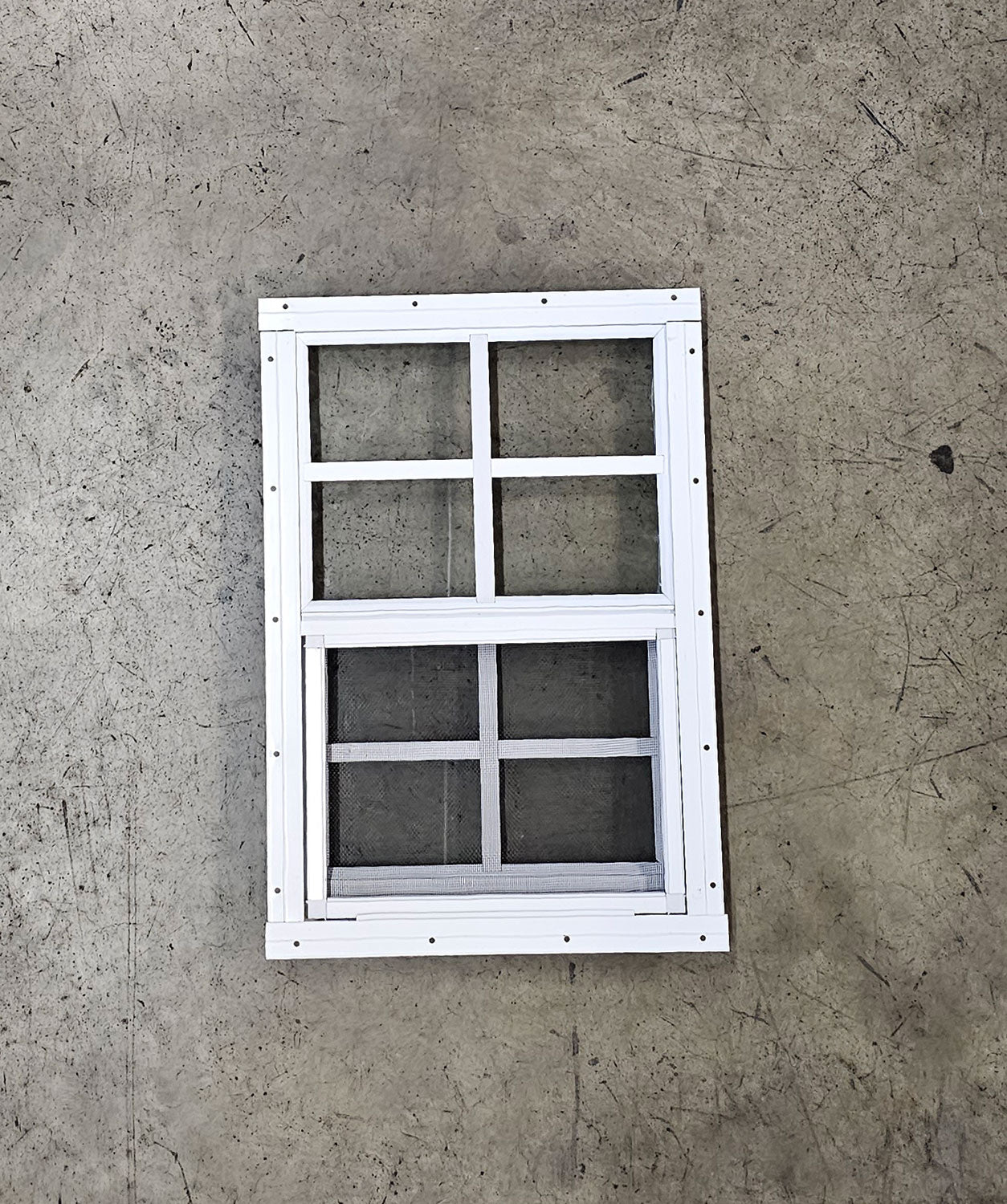 14x21 White Flush Mount Shed Window