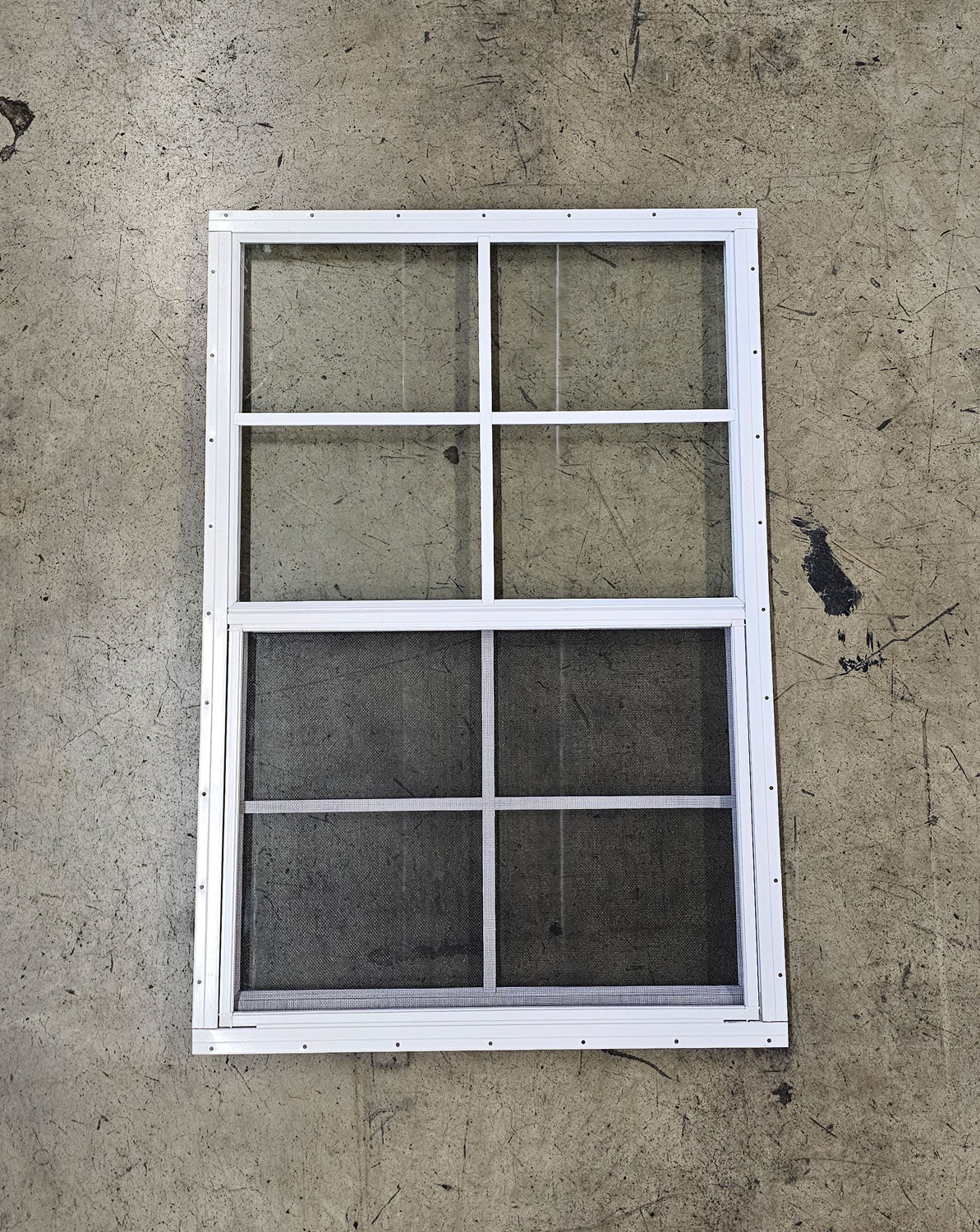 18x36 White Flush Mount Shed Window