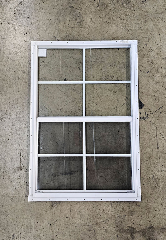 24x36 White Recessed Fin Mount Shed Window