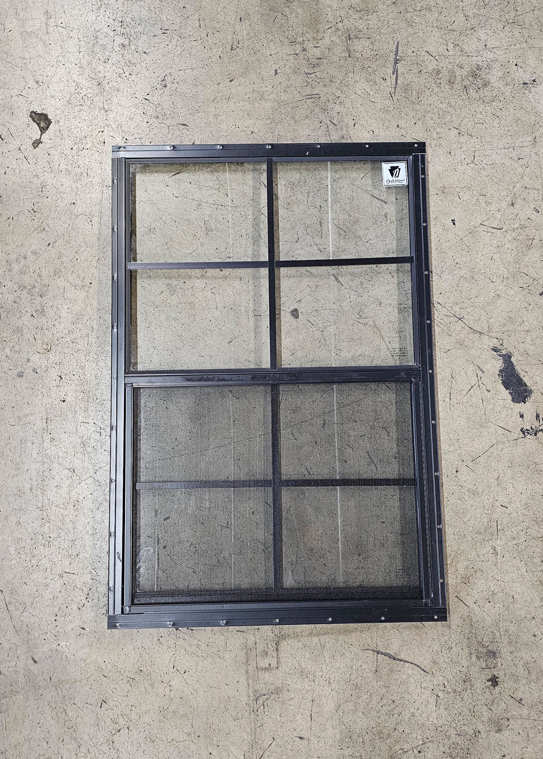 18x36 Black Flush Mount Window