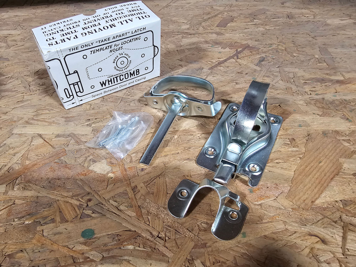 Whitcomb Barn Latch | Zinc 3.75"