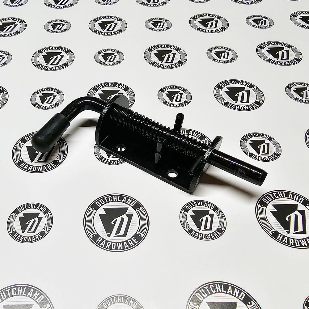 3/8" Black Spring Loaded Barrel Latch