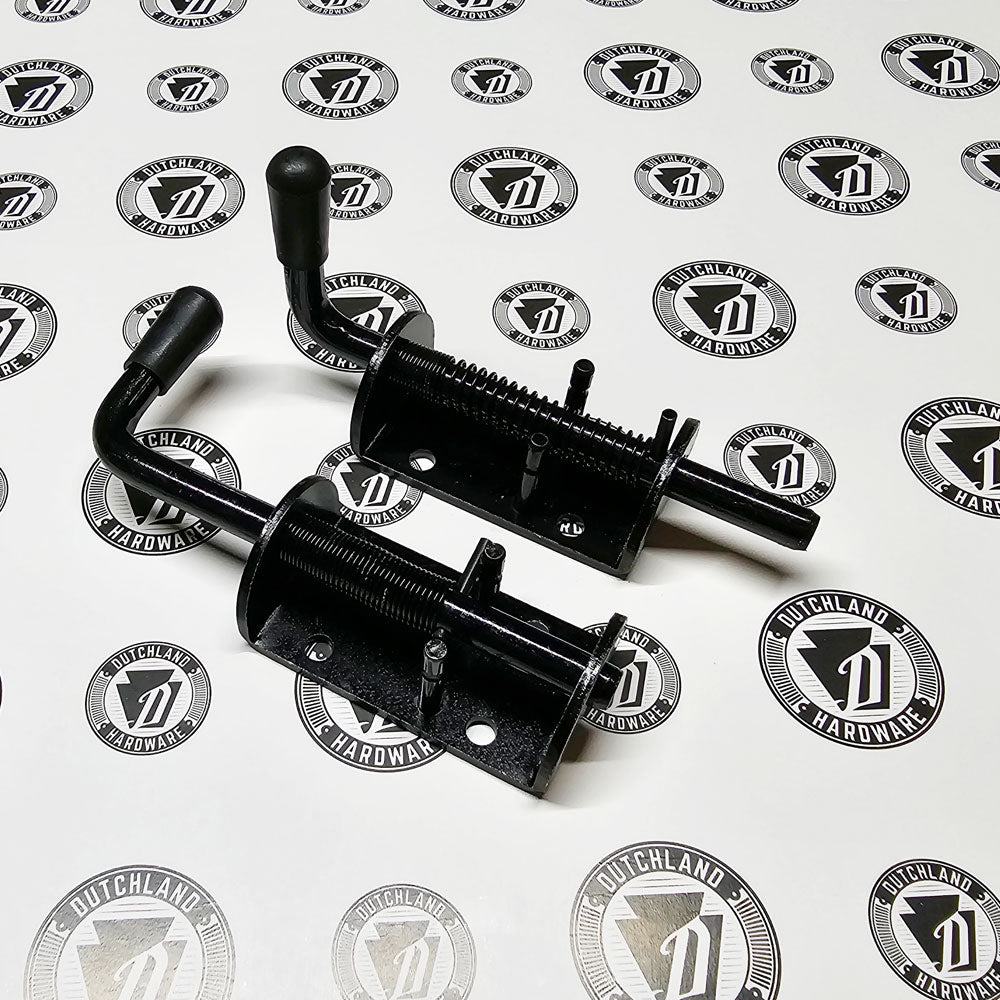 3/8" Black Spring Loaded Barrel Latch