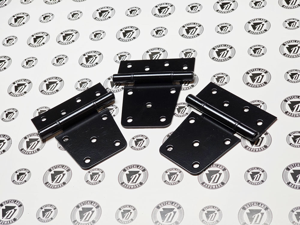 3.5" Black Barn Hinge - (3) Pack