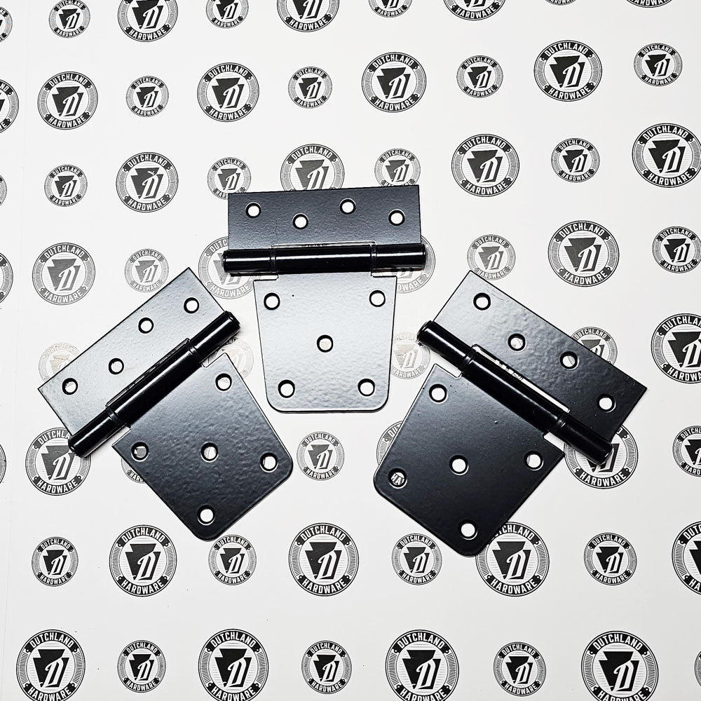 3.5" Black Barn Hinge - (3) Pack