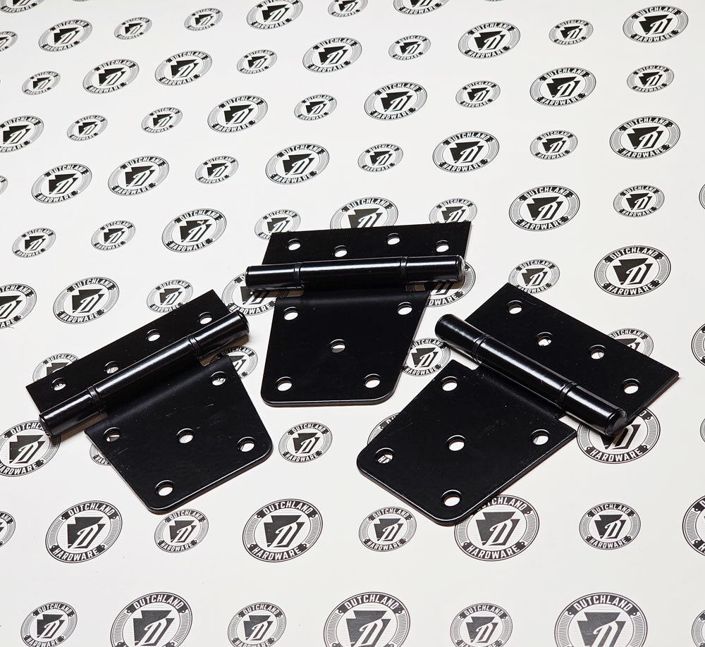 3.5" Black Barn Hinge - (3) Pack