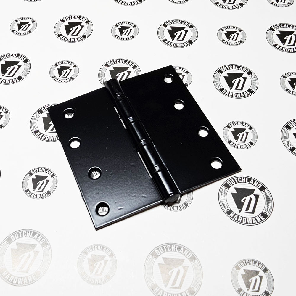 4.5" Black Butt Door Hinges