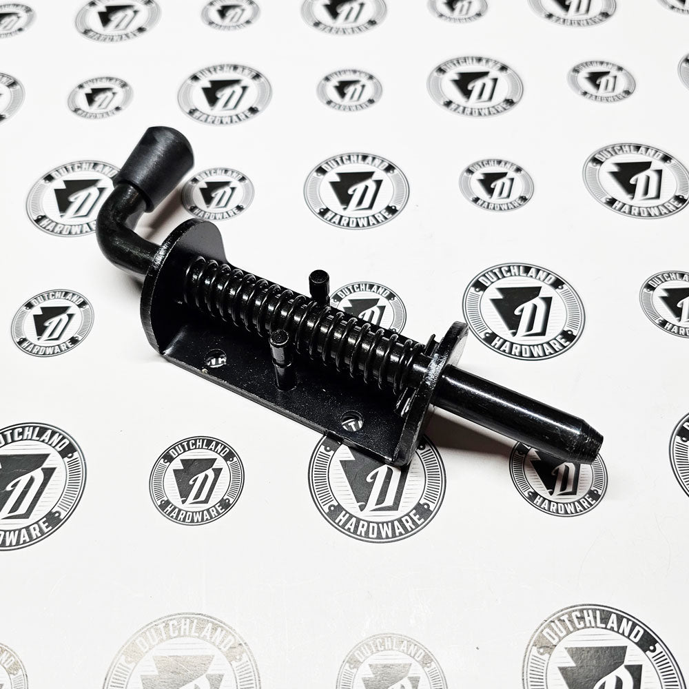 1/2" Black Spring Loaded Barrel Latch