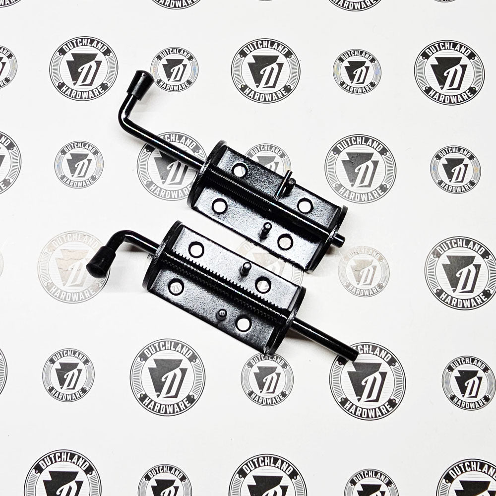 1/4" Black Spring Loaded Barrel Latch - (2) Pack