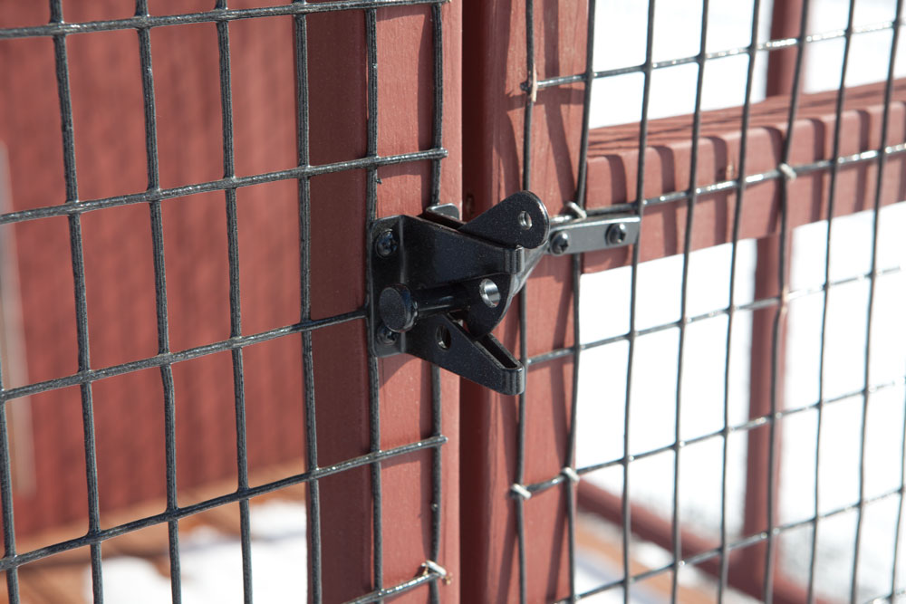 (Kit) Black Gate Latch (2) Receivers with Pin