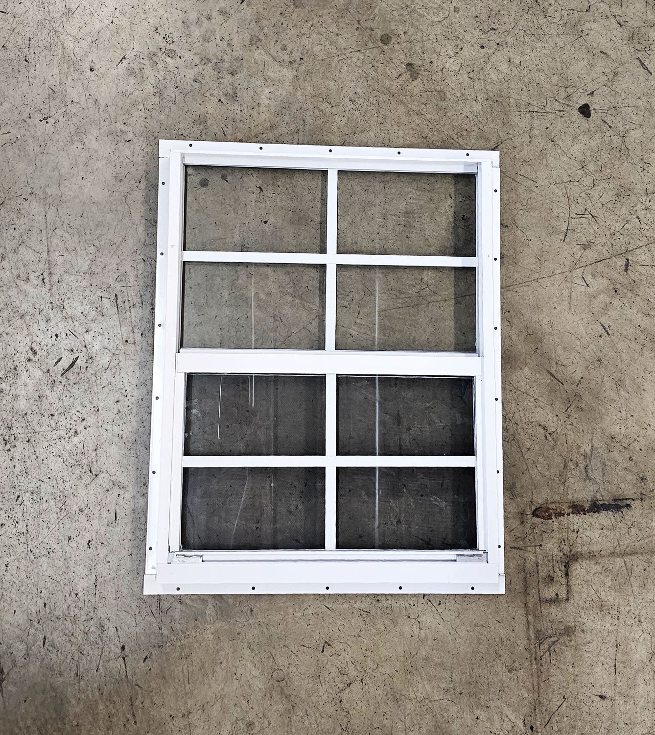 18x23 White Flush Mount Shed Window