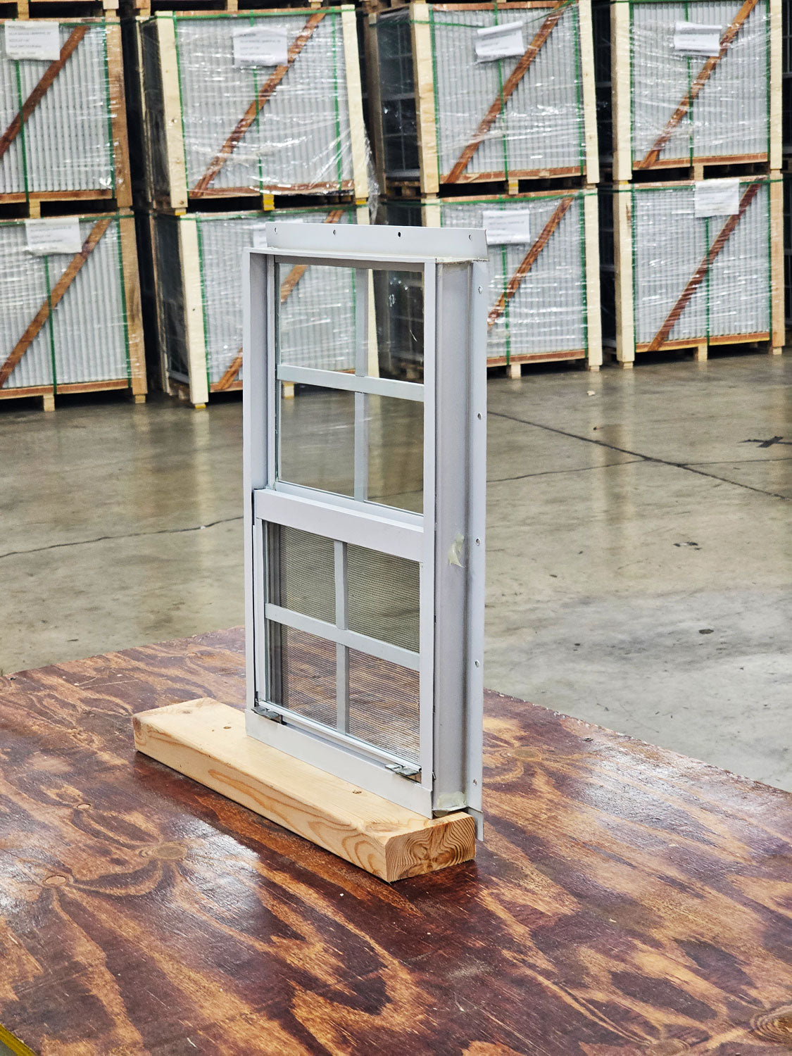 14x21 White Flush Mount Shed Window