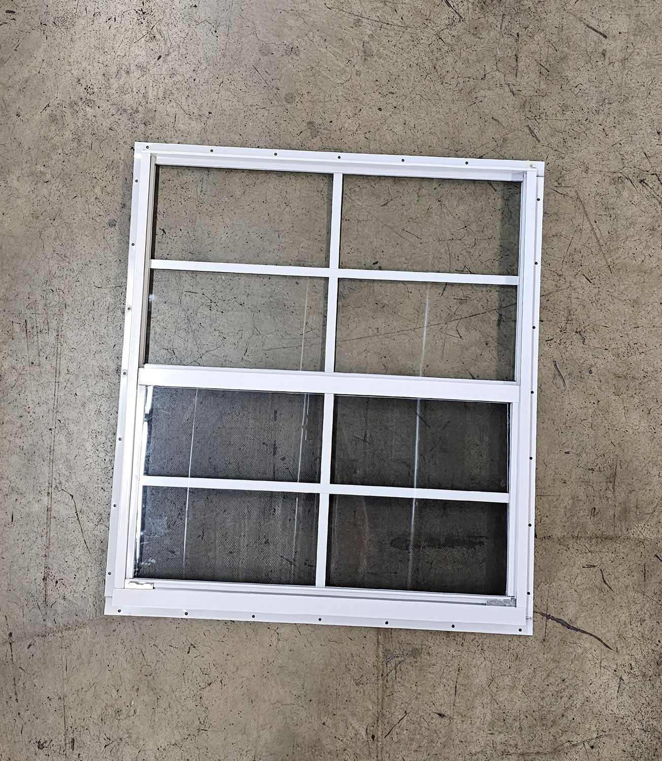 24x27 White Flush Mount Shed Window
