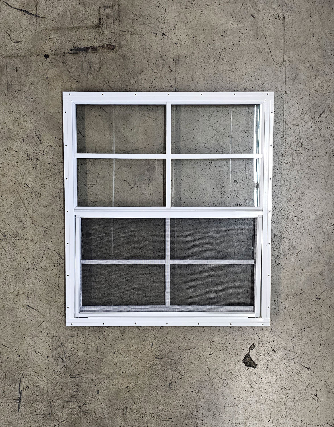 24x27 White Flush Mount Shed Window
