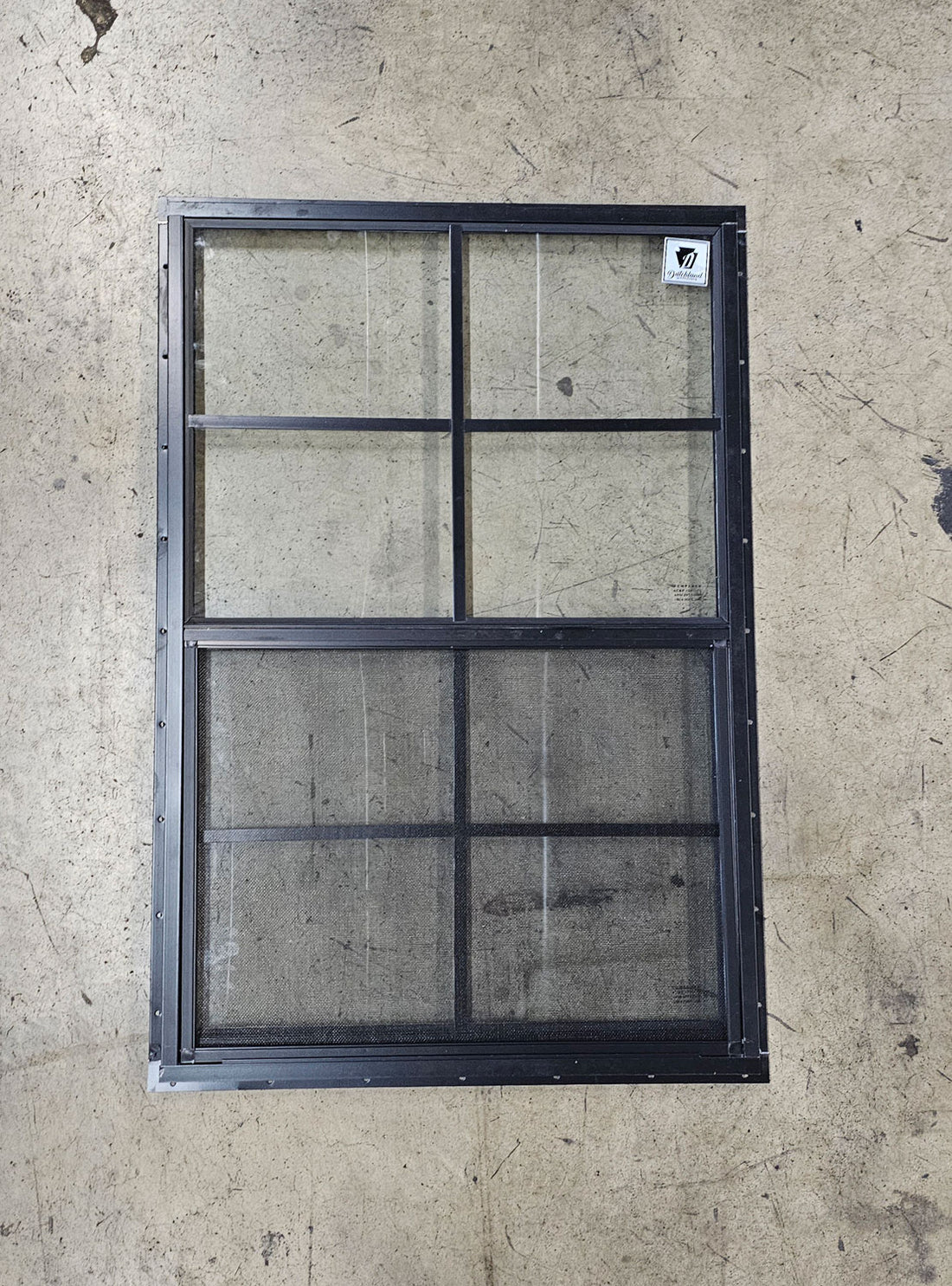 24x36 Black Recessed Fin Mount Shed Window – Backyard Building Products