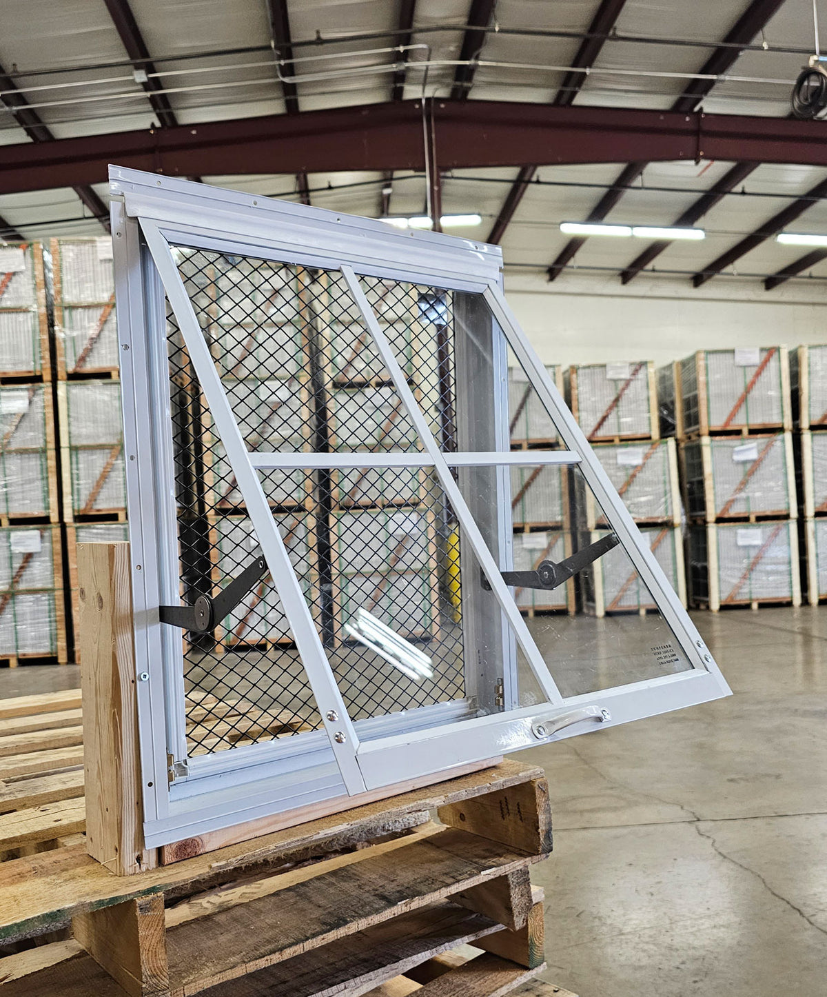 Chicken Screen Window 18x23 White Flush Mount Chicken Coop Window – Backyard Building Products