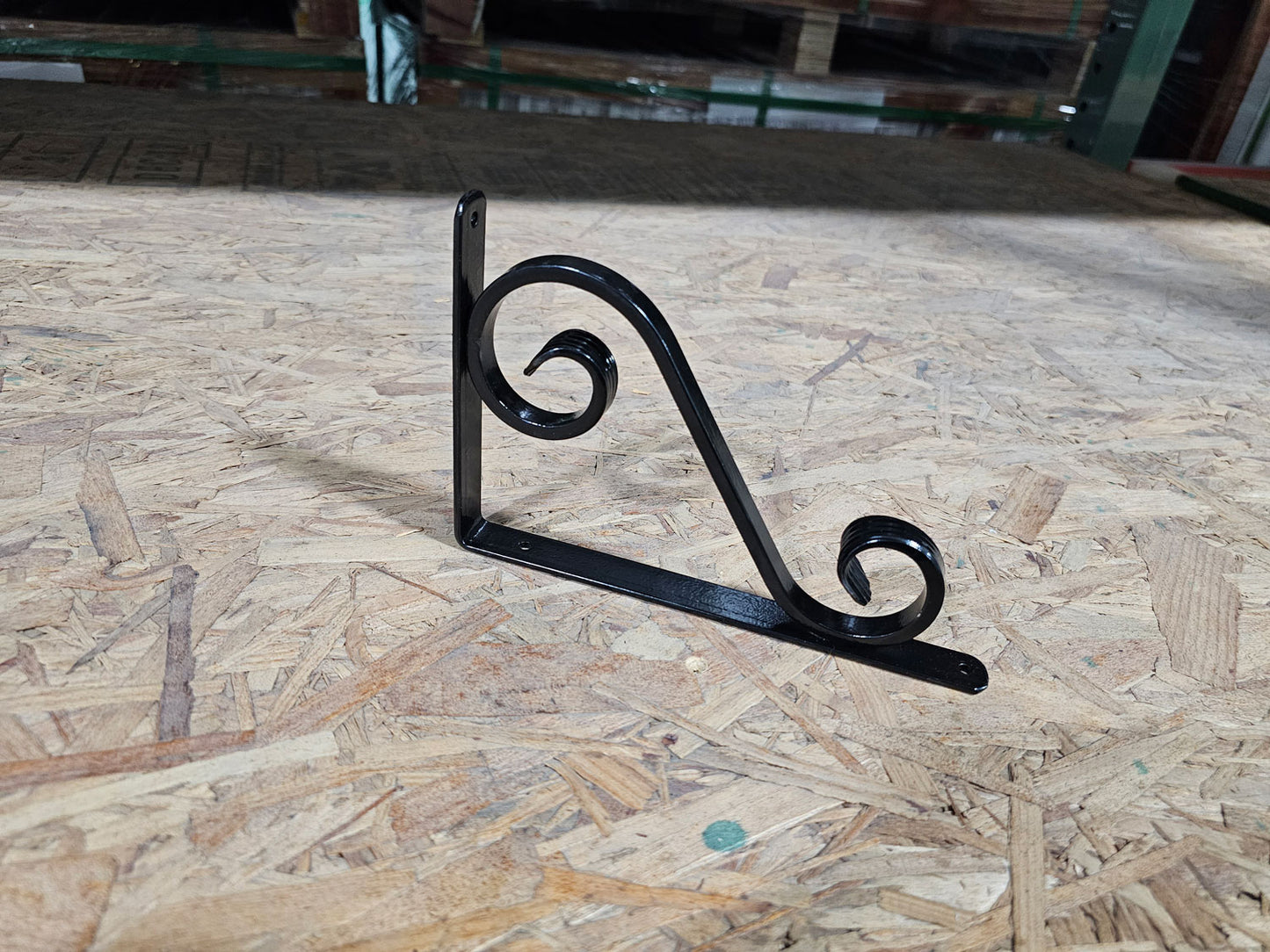 5x8 Black Flower Box Bracket | Victorian