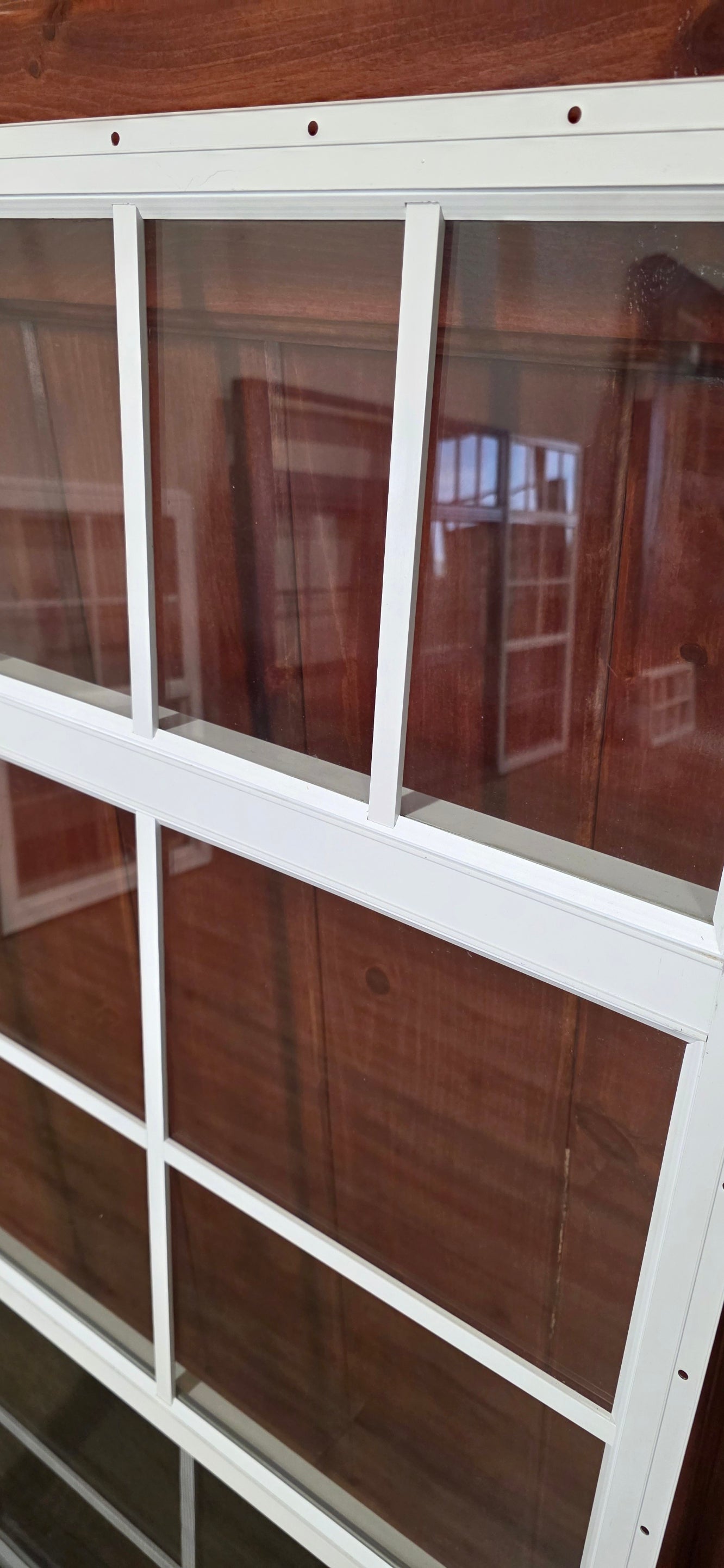 24x47 White Flush Mount Mulled Window